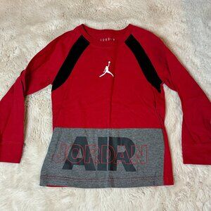 Air Jordan Long Sleeve Shirt Boys Size 6-7